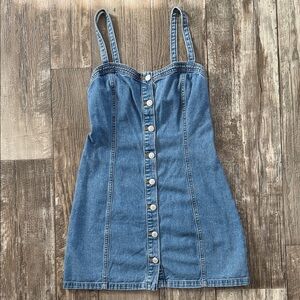 PacSun Women Blue Denim Mini Dress, Size Small